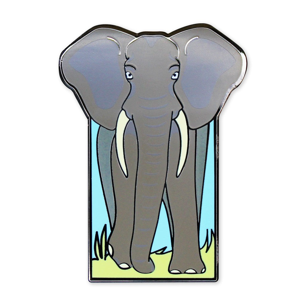 THIS IS HUGE AFRICAN ELEPHANT TRADING SOUVENIR PIN ELEPHANT VALLEY SAN DIEGO ZOO SAFARI PARK