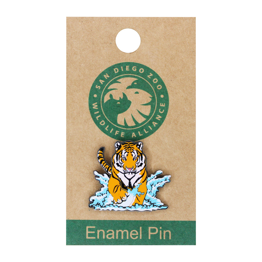 Tiger Splash Trading Pin Enamel Lapel Collector&#39;s Souvenir