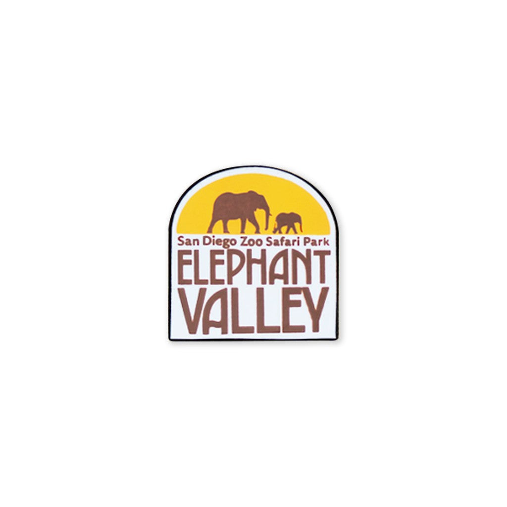 SAN DIEGO ZOO SAFARI ELEPHANT VALLEY TRADING SOUVENIR COLLECTIBLE AFRICAN ELEPHANT PIN