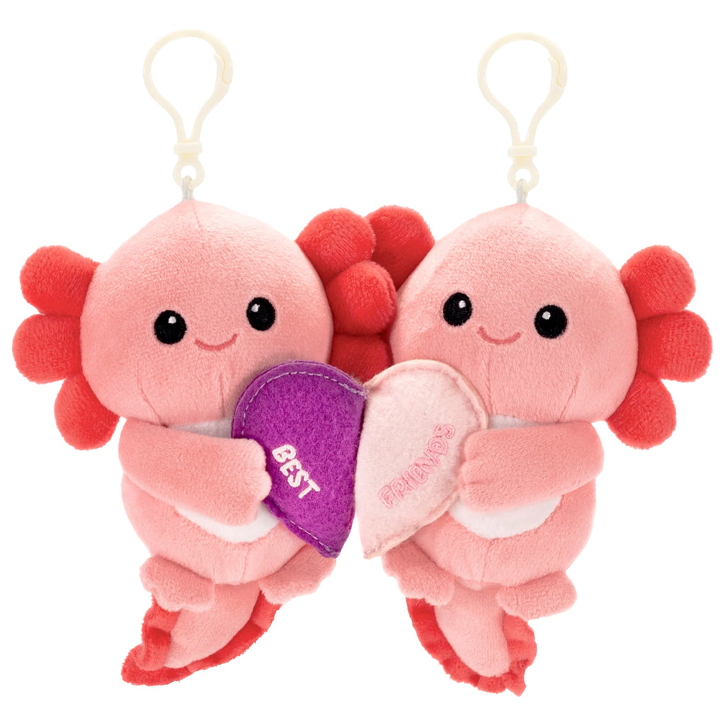 AXOLOTL BESTIE CLIPS PLUSH PELUCHES BEST FRIENDS