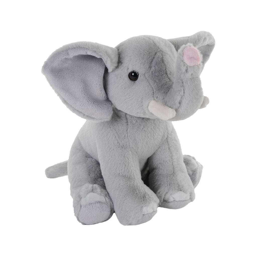SITTING AFRICAN ELEPHANT 10 INCH PLUSH PELUCHES STUFFY STUFFED 