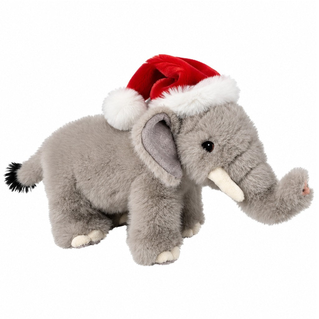 Santa Hat Elephant Plush