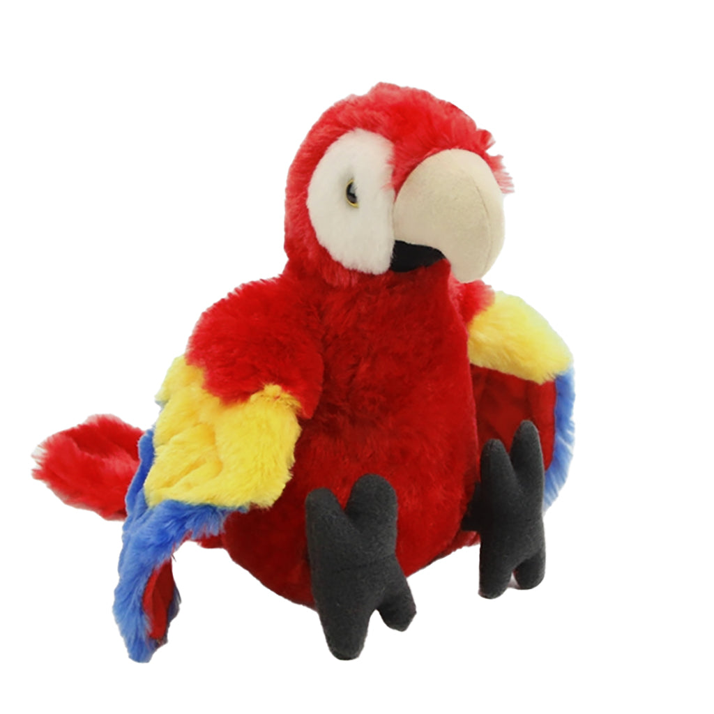 Scarlet Macaw Plush - 12 Inch - ShopZoo