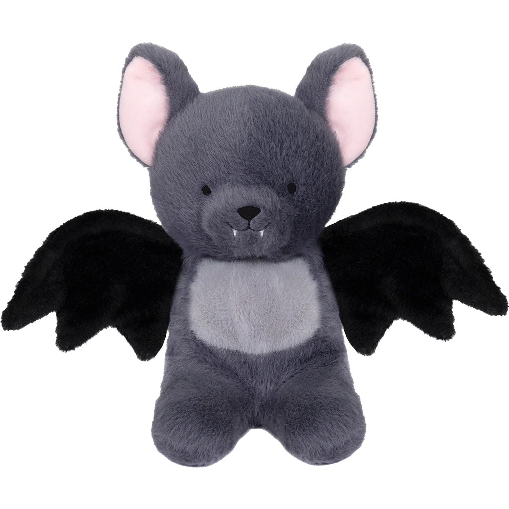 MINKY PLUSH PELUCHES STUFFY BLACK AND GRAY BAT