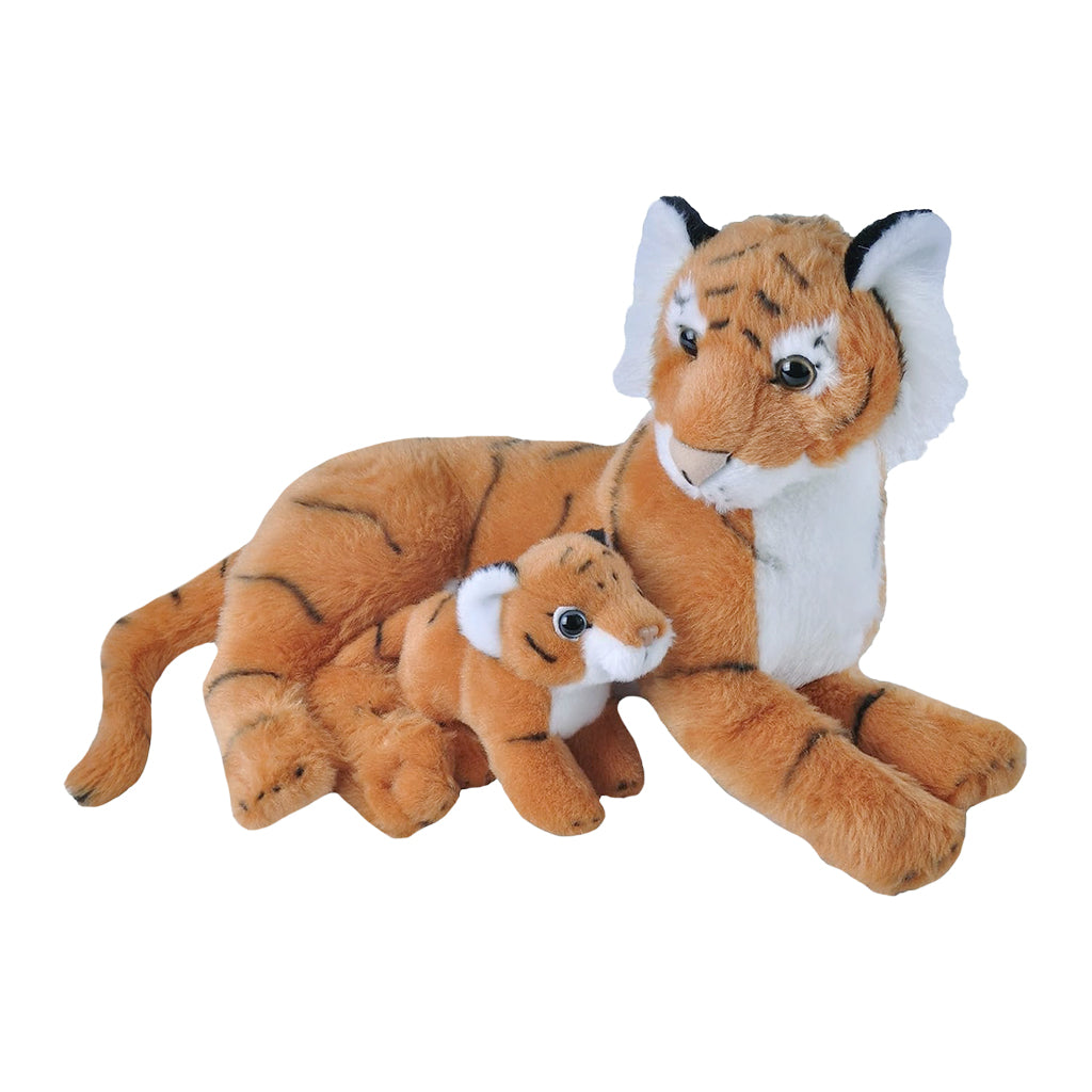 ECO TIGER MOM AND BABY PLUSH RECYCLED WATER BOTTLES