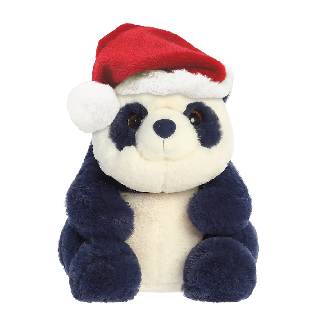 Navy Lin Lin The Panda Santa Hat Plushy