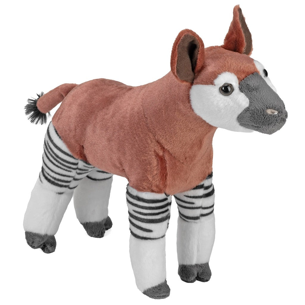 12 inch standing okapi plush peluches stuffed animal stuffy 