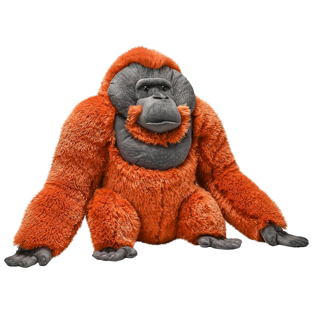 ORANGUTAN PLUSH STUFFY STUFFED PRIMATE ORANGE PELUCHES