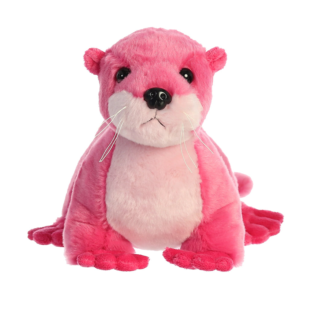 PINK VALENTINES RIVER OTTER PLUSHY PELUCHES STUFFY PLUSH