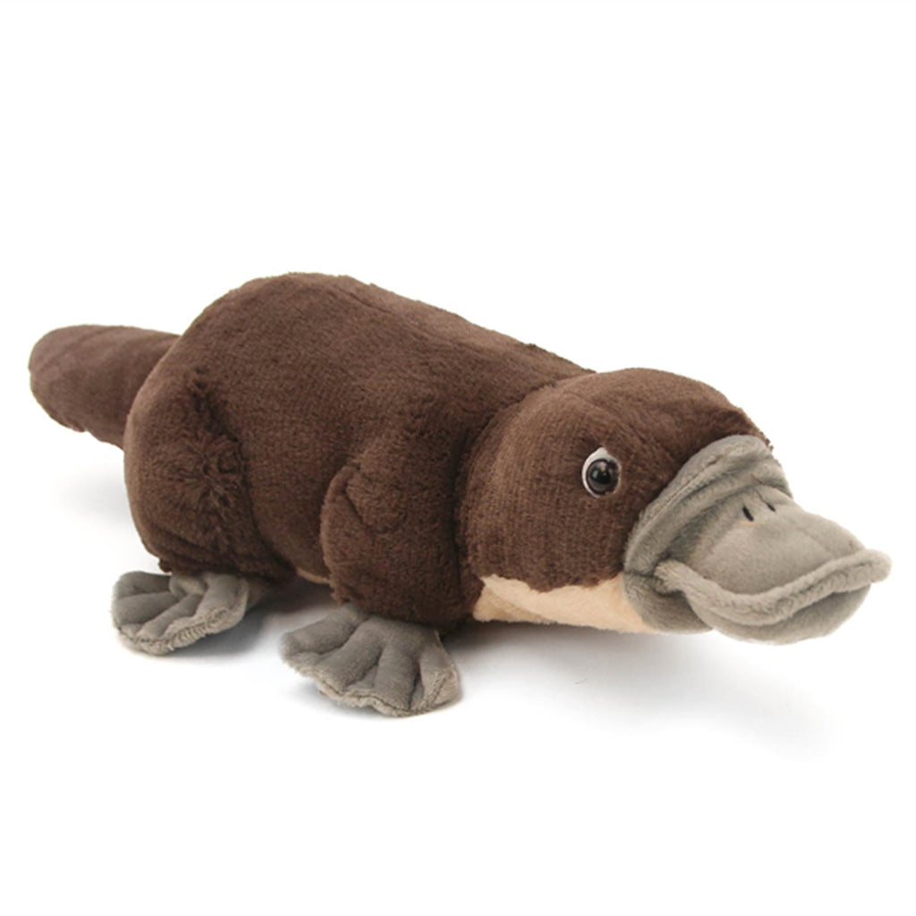 WILD REPUBLIC PLATYPUS BROWN WITH GRAY FEET AND BILL PLUSH PLUSHY PELUCHES