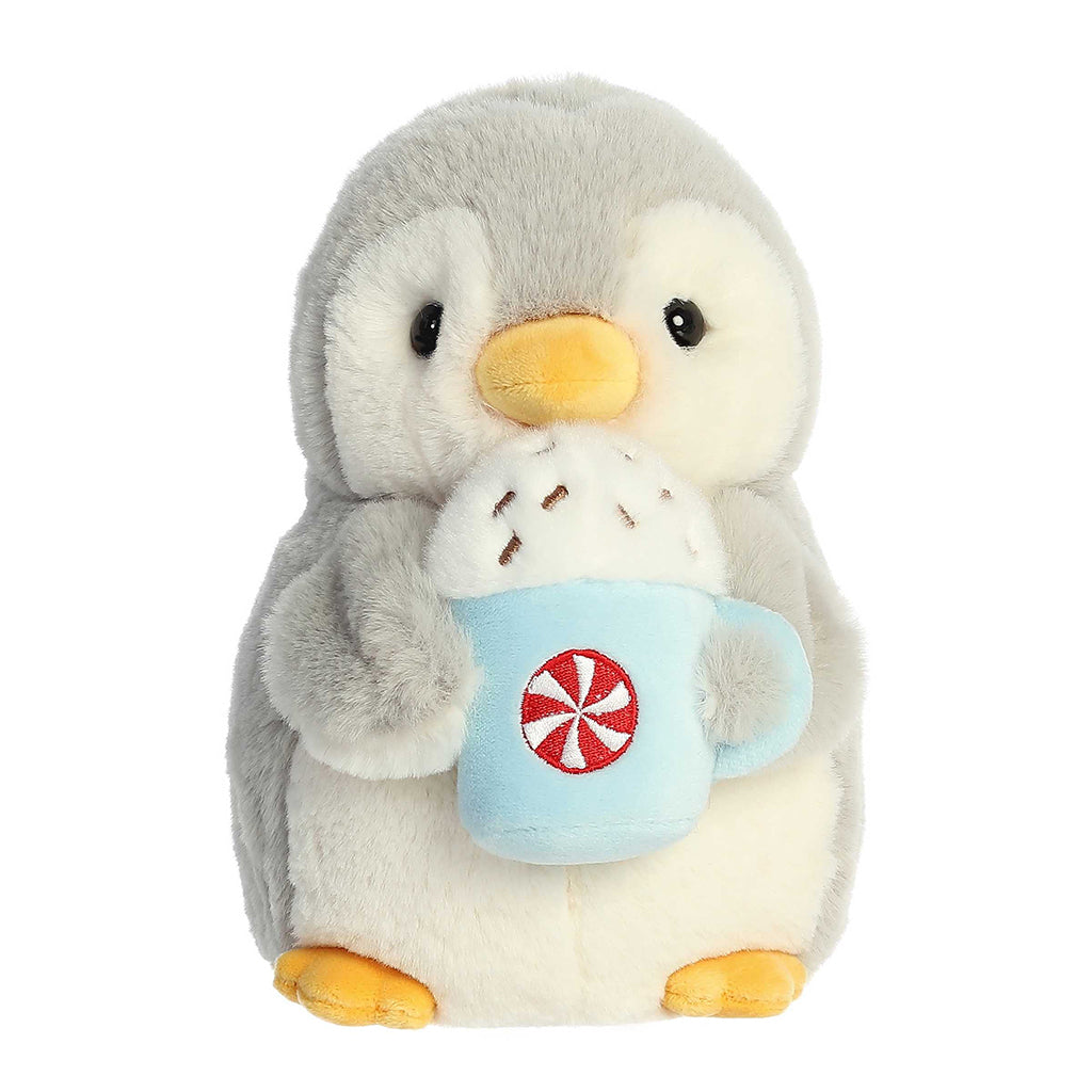 WINTER HOLIDAY PENGUIN HOT COCOA ECO PLUSH PELUCHES STUFFY