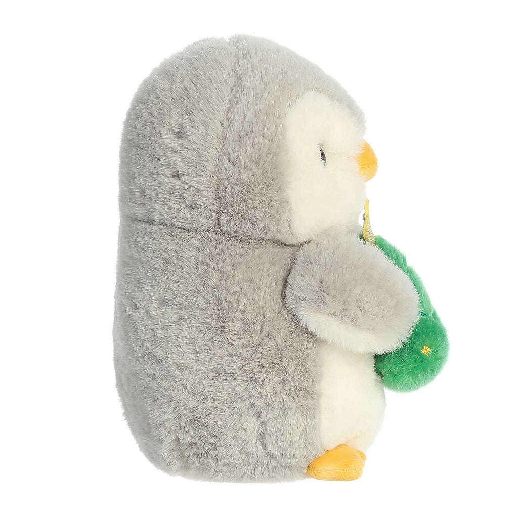 Winter Penguin With Christmas Tree Eco Plushy