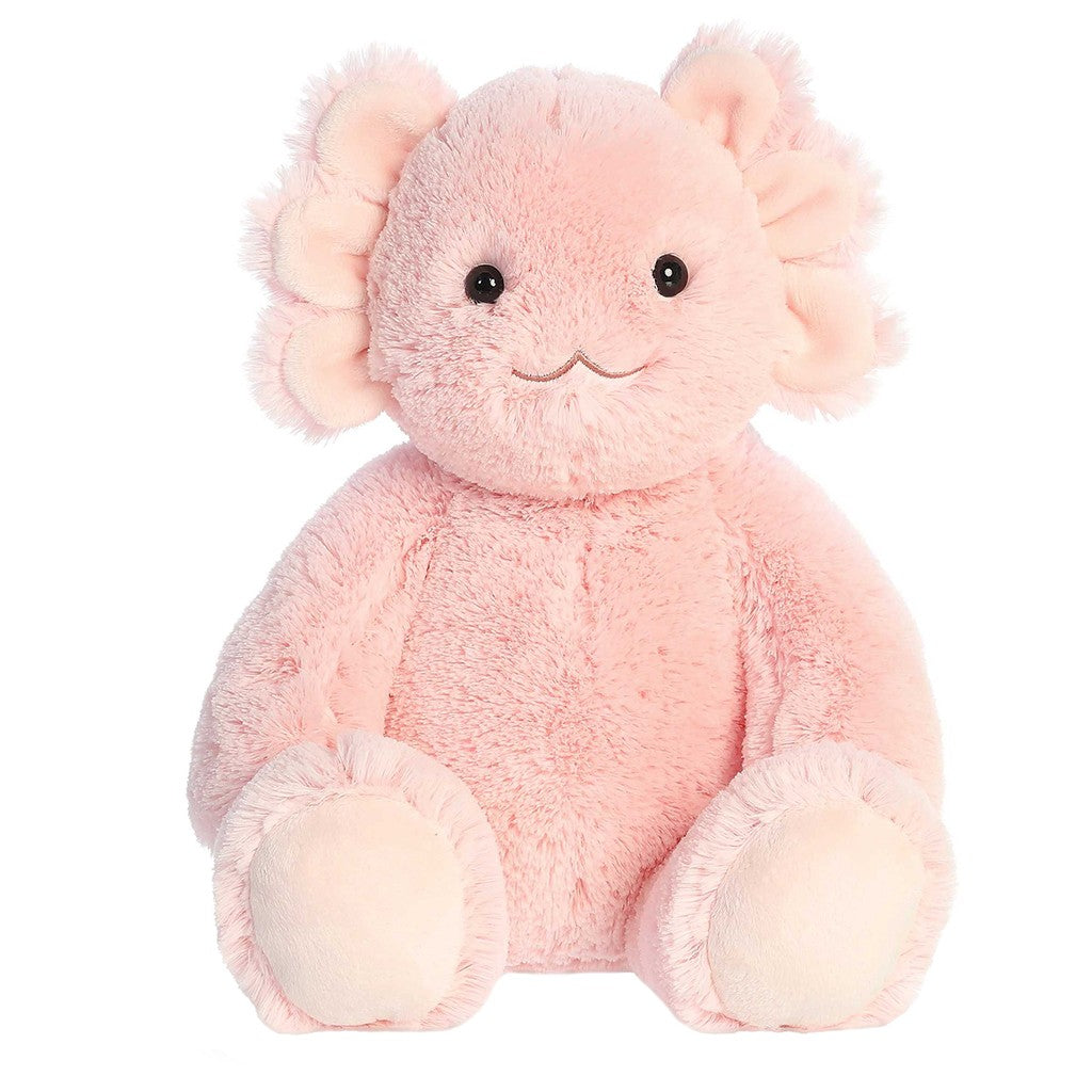 SOFT PLUSH PINK AXOLOTL PLUSH STUFFY PELUCHES STUFFED ANIMAL PROMO SAN DIEGO ZOO TOY