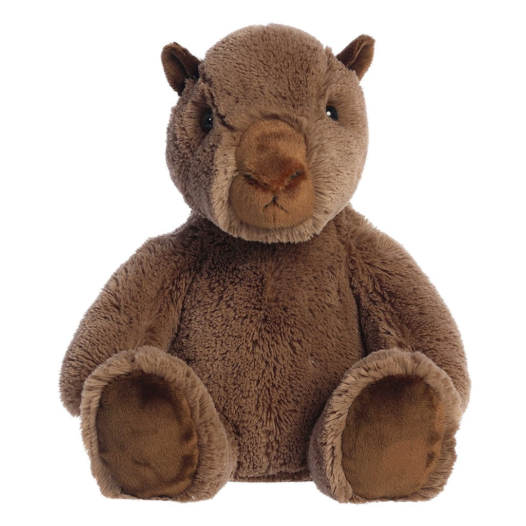 SOFT BROWN SITTING CAPYBARA PLUSH PELUCHES STUFFED ANIMAL STUFFY SAN DIEGO ZOO & SAFARI PARK PROMO ECO PLUSH