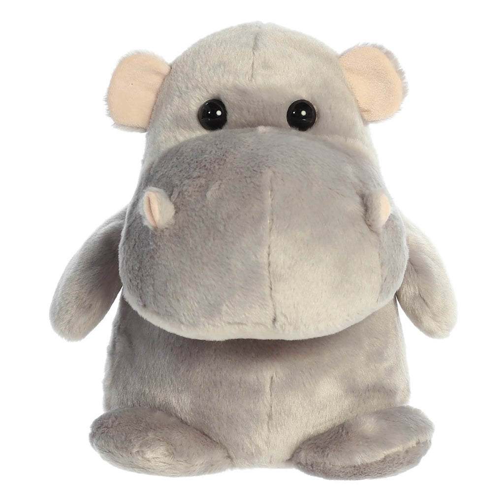 STUFFED HIPPO HAPPY SITTING PLUSHY