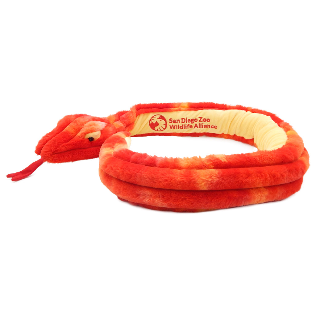 YEAR OF THE SNAKE JUMBO 62&quot; RED AND GOLD SNAKE SDZWA