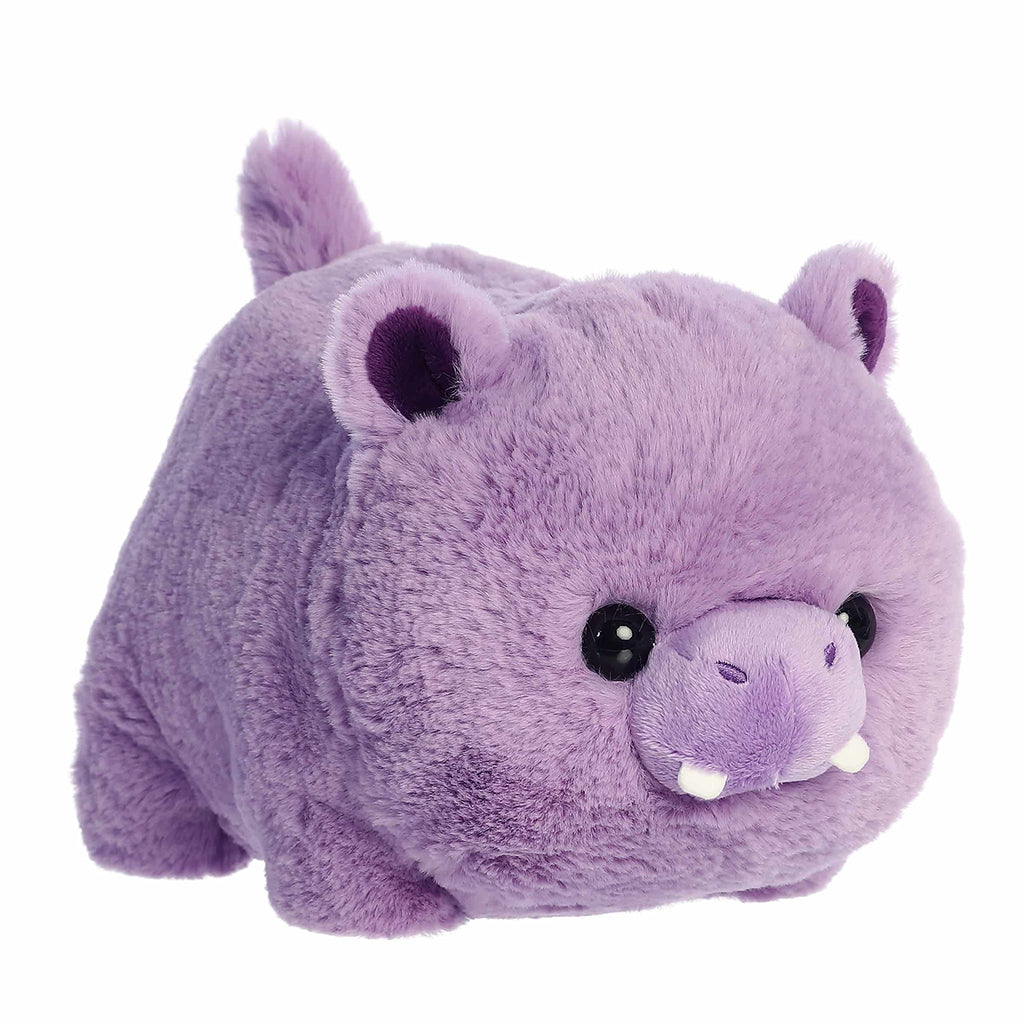 AURORA SPUDSTER HARLO HIPPO PURPLE PLUSHY PELUCHES STUFFY 
