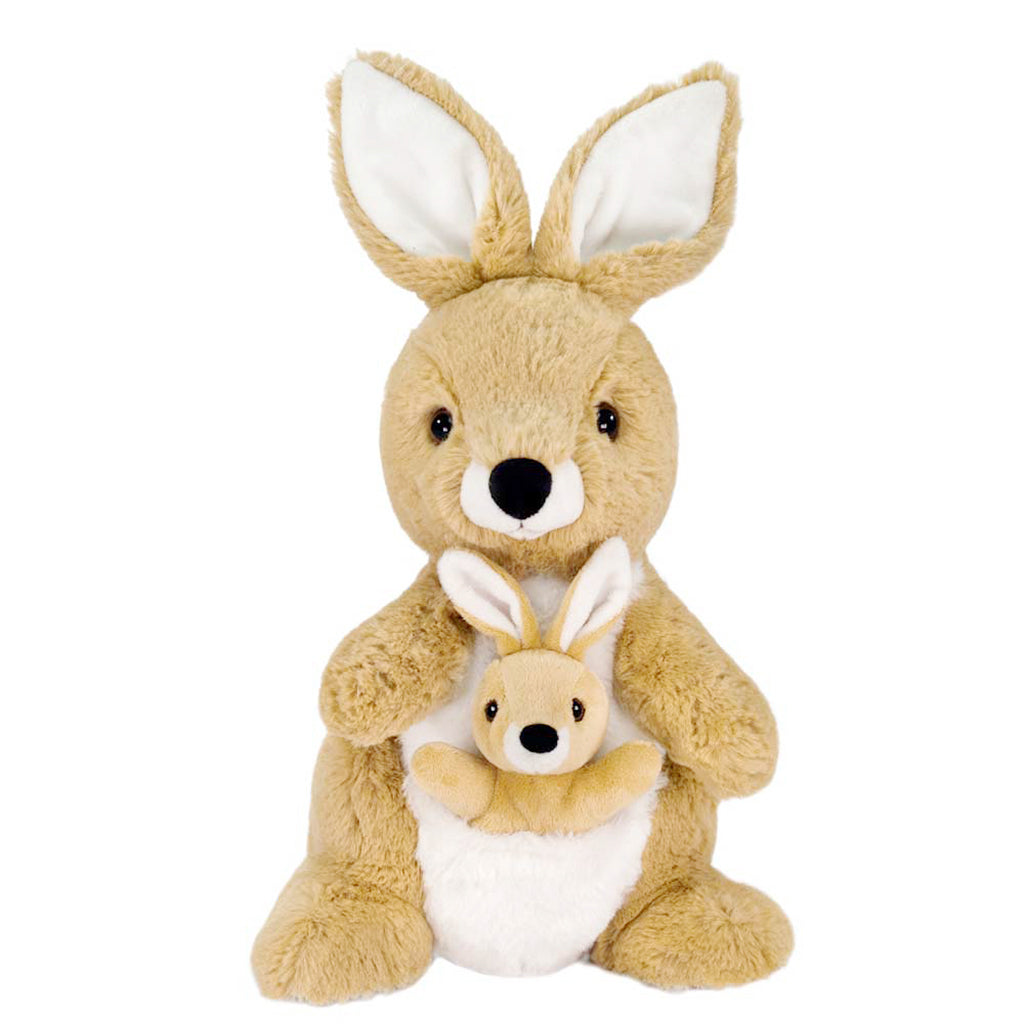 KANGAROO WITH BABY JOEY PLUSHY PELUCHES STUFFY