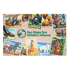 Wildlife Stamp Wooden Postcard - ShopZoo