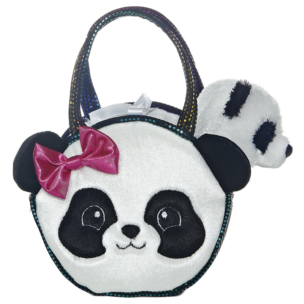 Panda Play Purse Fancy Pals Stuffed Animal Carrier