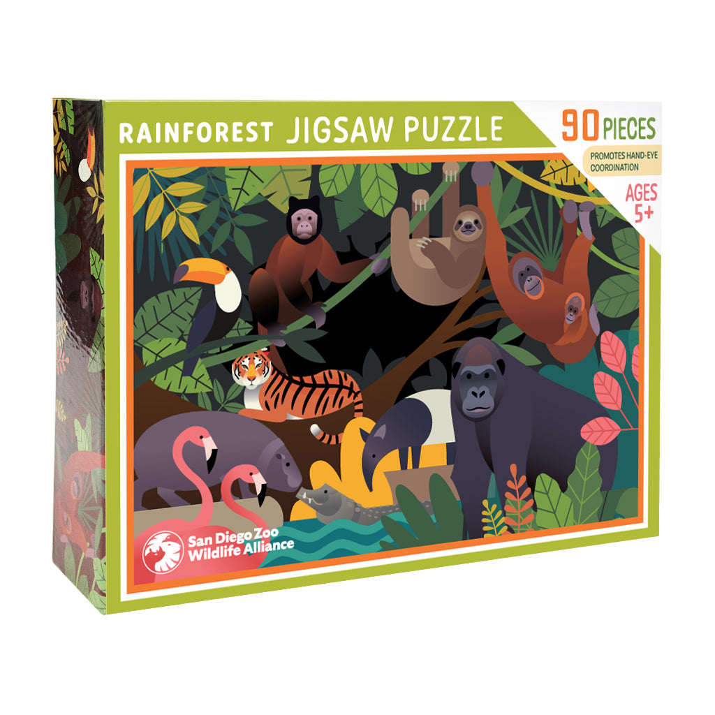 SDZWA RAINFOREST PUZZLE 90 PIECE