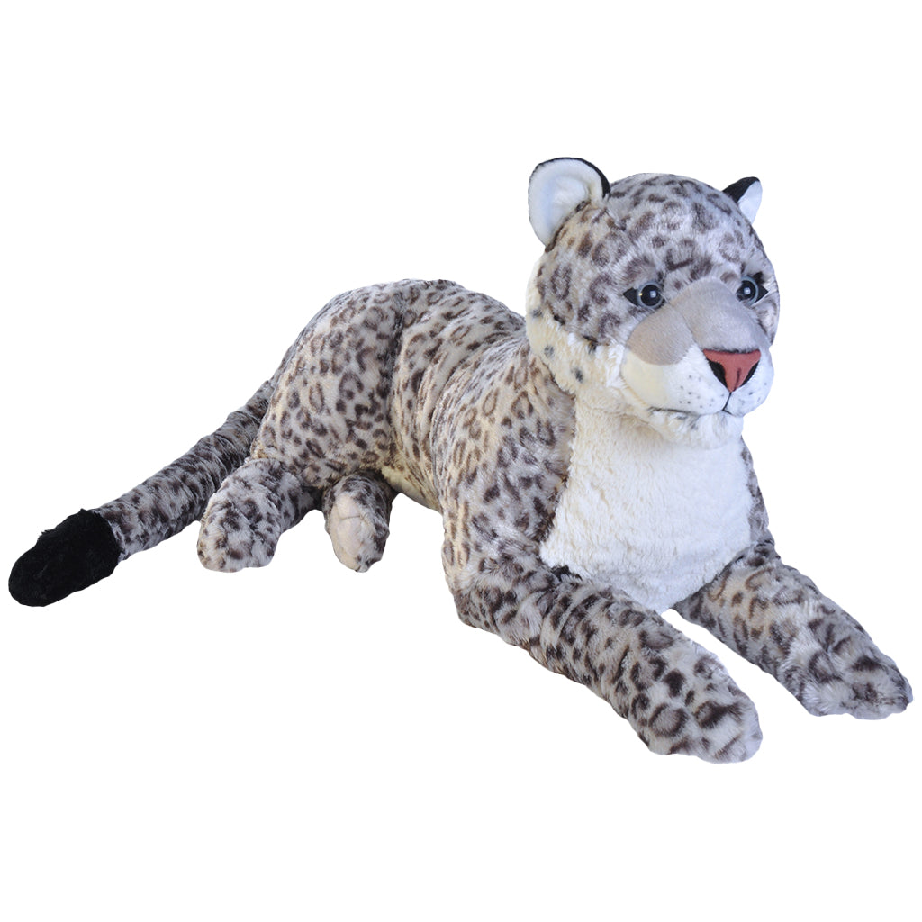 Snow Leopard Supersize Eco Plush 30 Inch