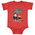 DECK THE PALMS HOLIDAY INFANT BABY ROMPER VINTAGE RED PANDA RED PANDA