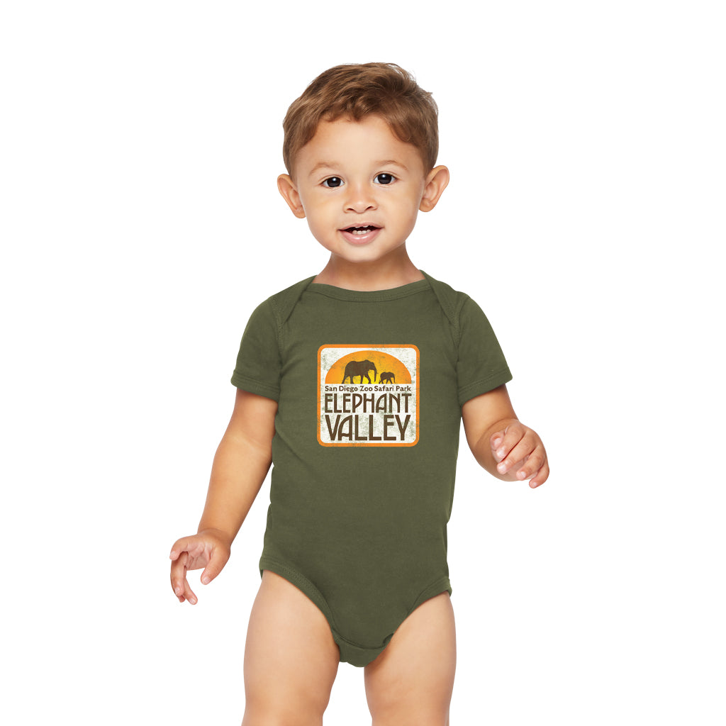 Elephant Valley Baby Romper