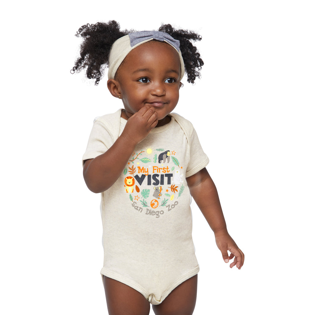 My First Visit Baby Romper - San Diego Zoo