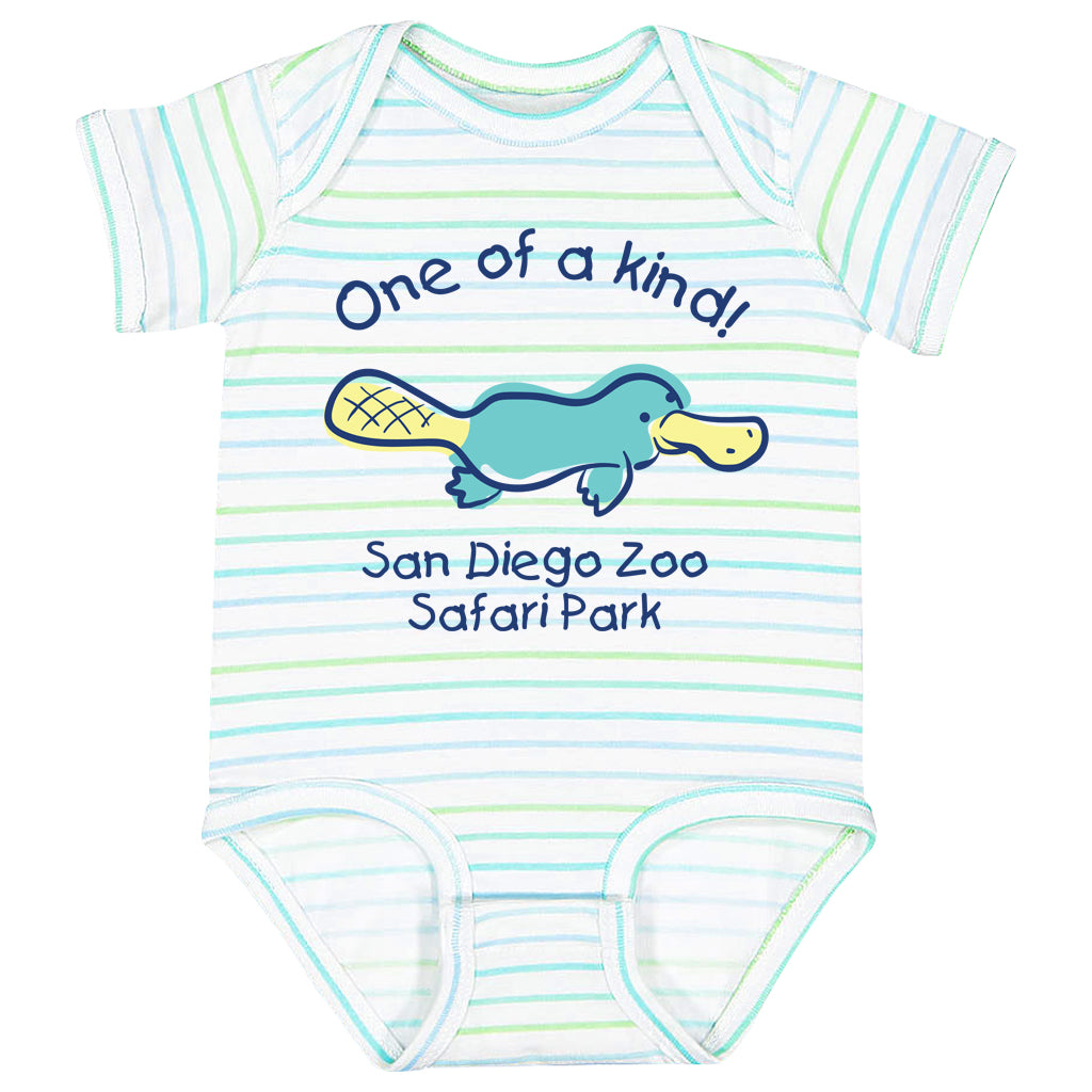 ONE OF A KIND BABY INFANT ONESIE ROMPER MARINE STRIPED 