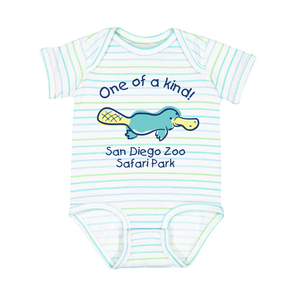 ONE OF A KIND BABY INFANT ONESIE ROMPER MARINE STRIPED 