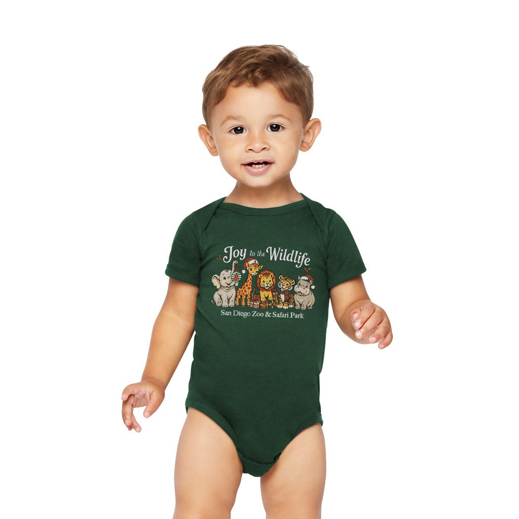 Joy to the Wildlife Baby Romper