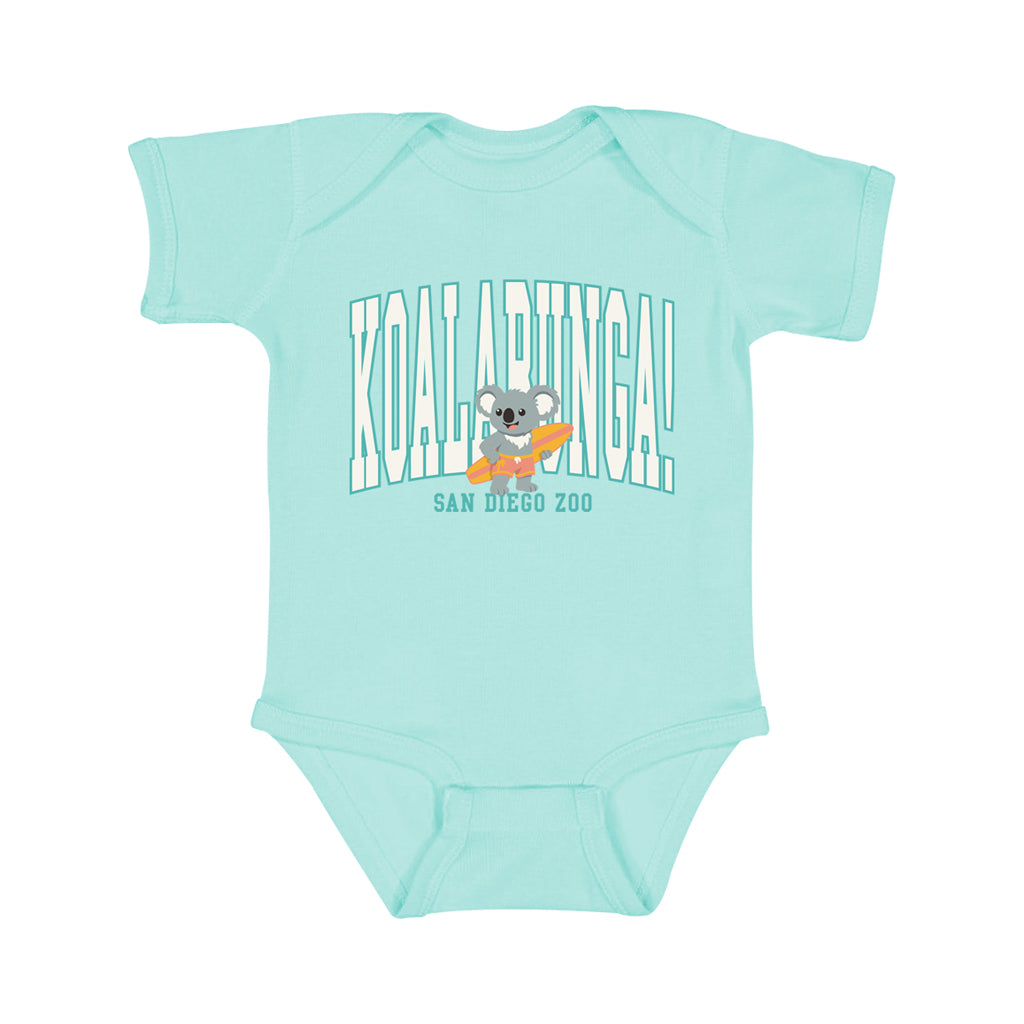 BABY INFANT ROMPER ONESIE KOALABUNGA KOALA CHILL AQUA BLUE 