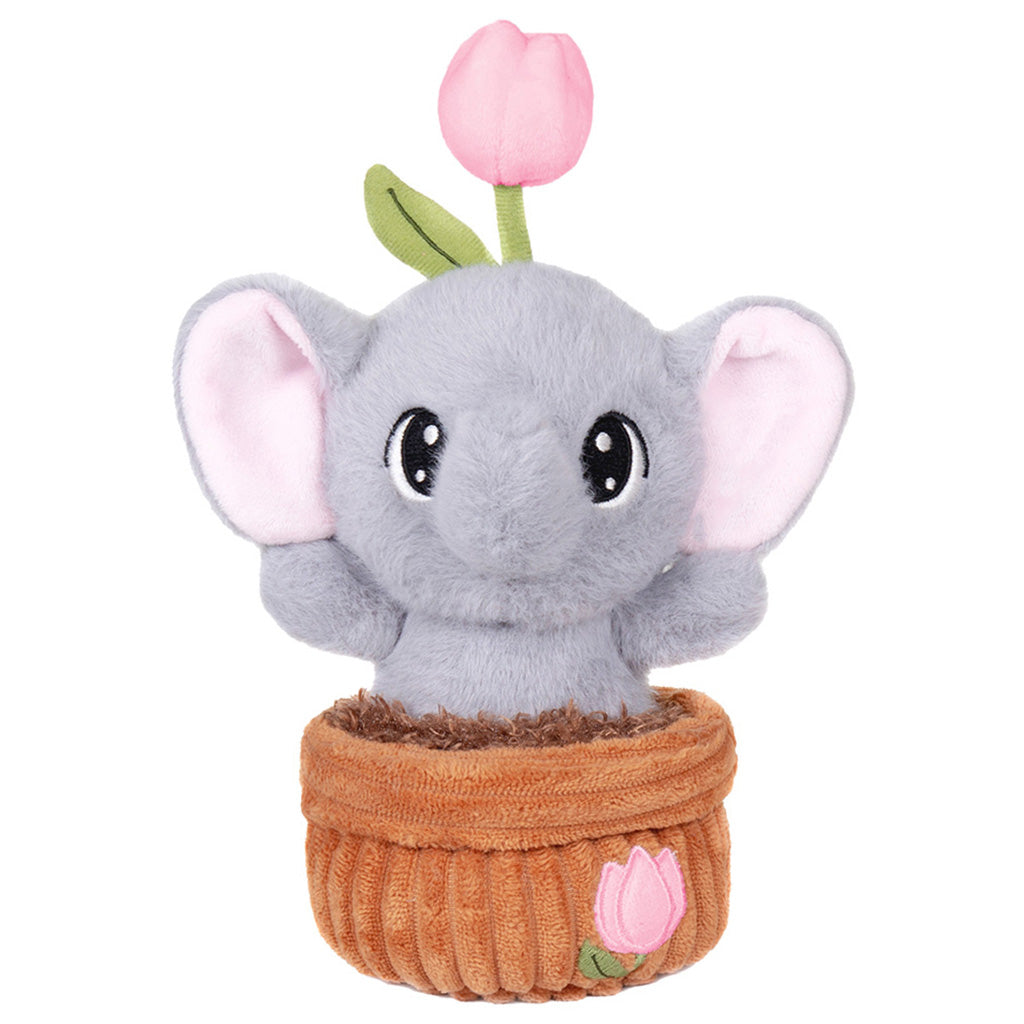 ROOT CUTIES ELEPHANT PLUSH PELUCHES STUFFY WILDFLOWER SEED PACKET INCLUDED