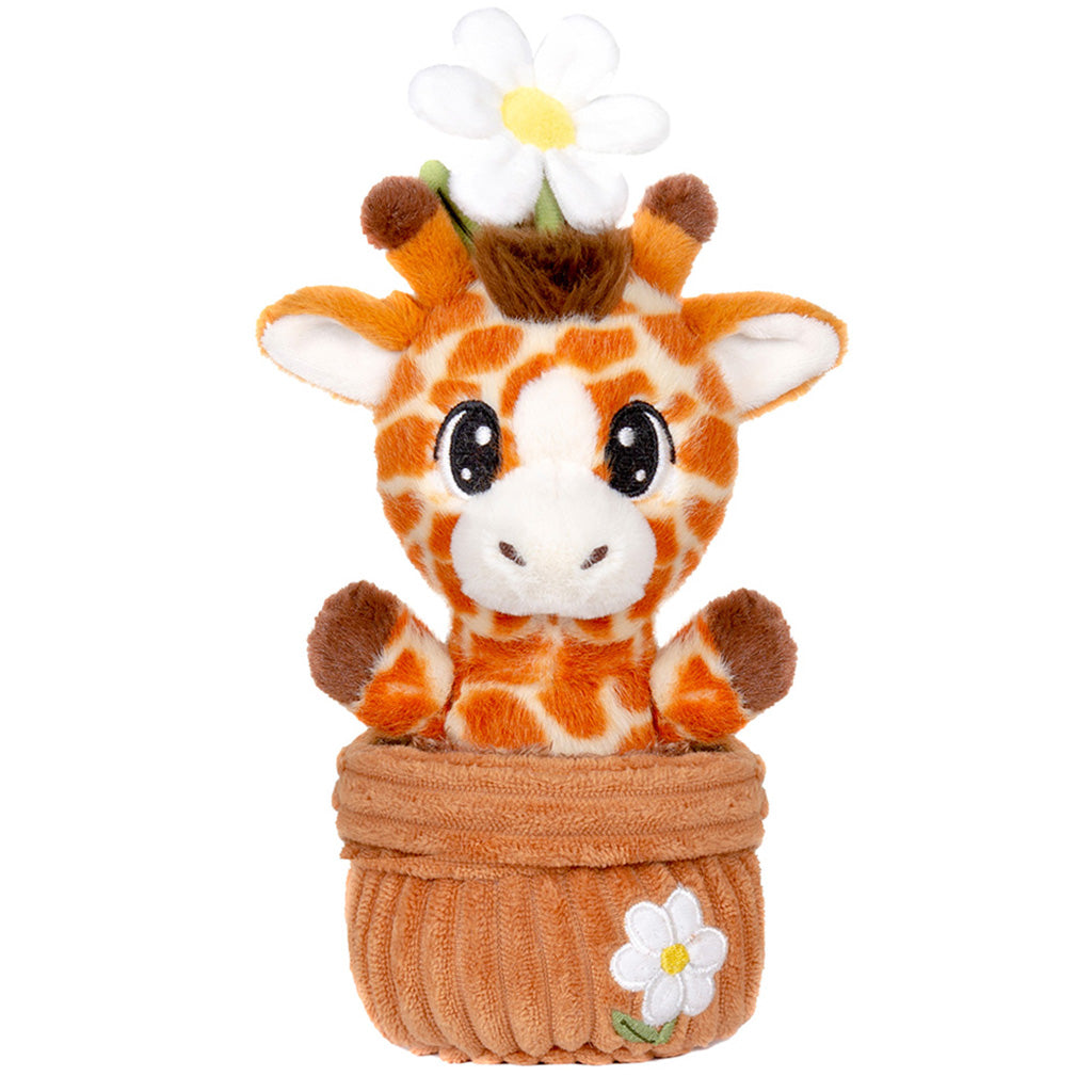 ROOT CUTIES GIRAFFE PLUSH PELUCHES STUFFY STUFFED FLOWER POT WILDFLOWER SEEDS