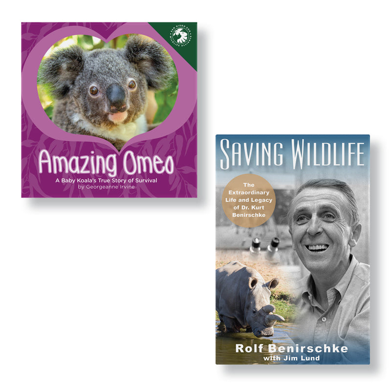 San Diego Zoo Wildlife Alliance Press Book Titles Amazing Omeo and Saving Wildlife