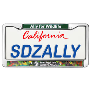 Ally for Wildlife License Plate Frame