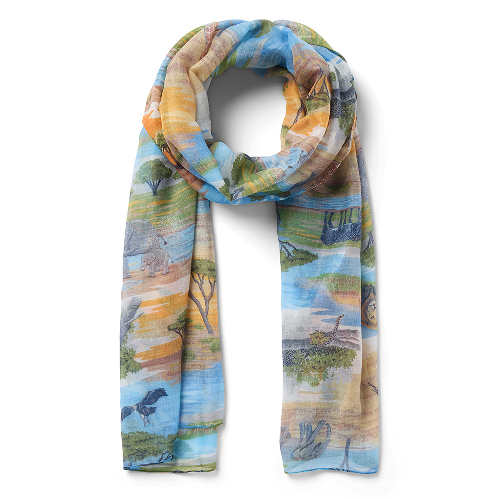 REYN SPOONER AFRICAN SAVANNAH SCARF 