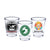 Iconic San Diego Zoo Shot Glass Set 3-pack shot set