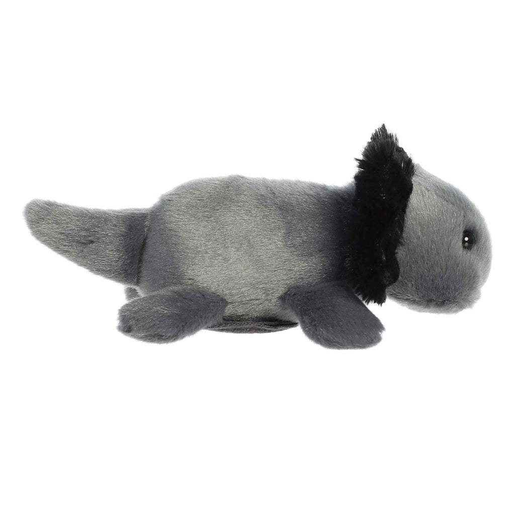 Black Axolotl Shoulder Friend Mini Plush