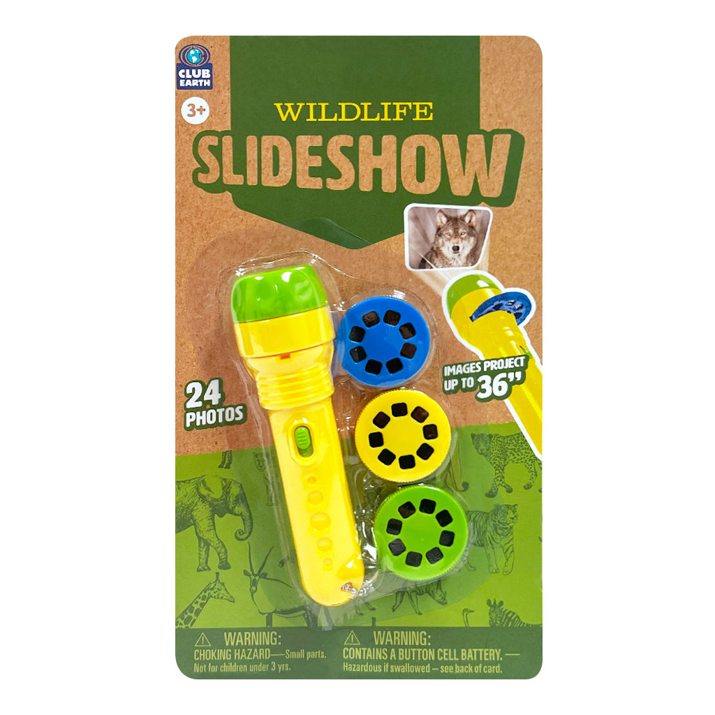 WILDLIFE SLIDE SHOW FLASHLIGHT PROJECTOR 