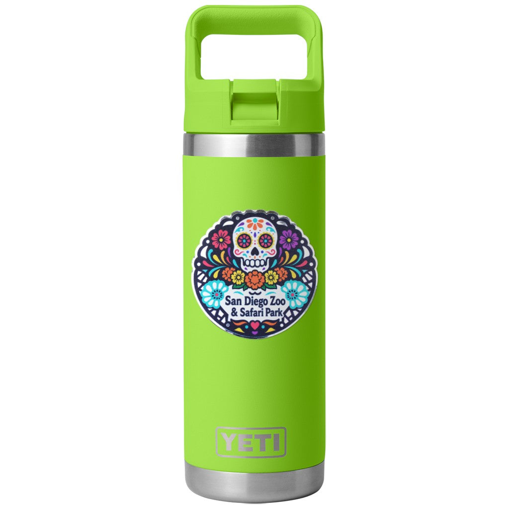 Sugar Skull Chrome Sticker