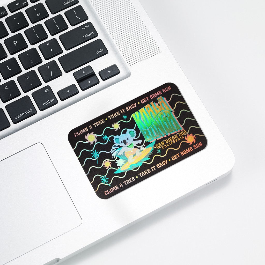 Koalabunga Chrome Sticker