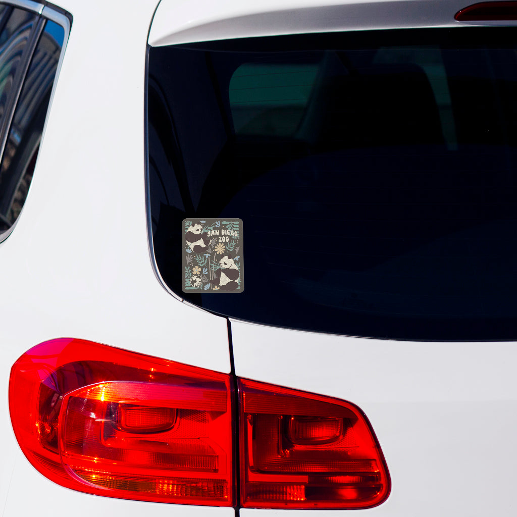 Pandas & Petals Sticker