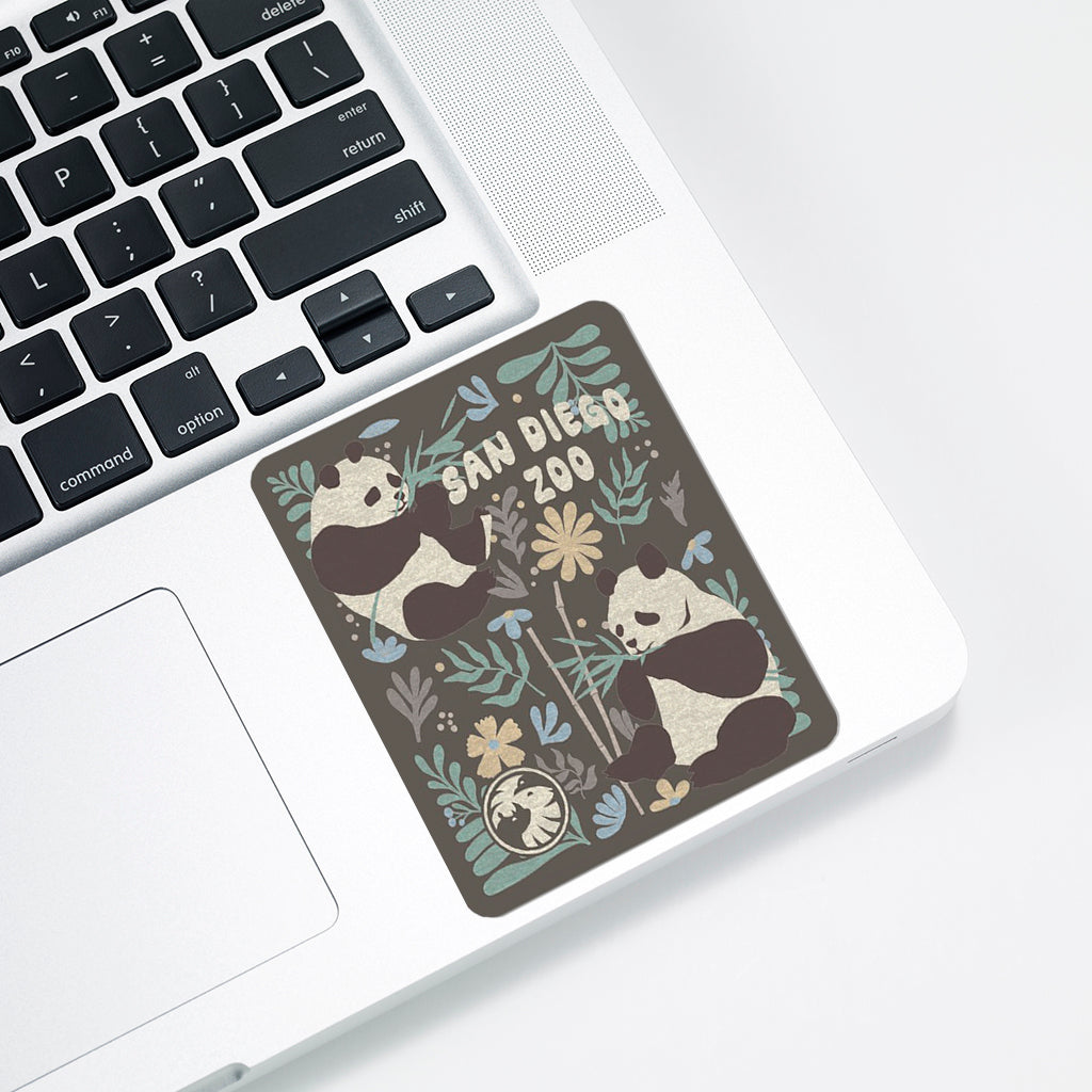 Pandas & Petals Sticker