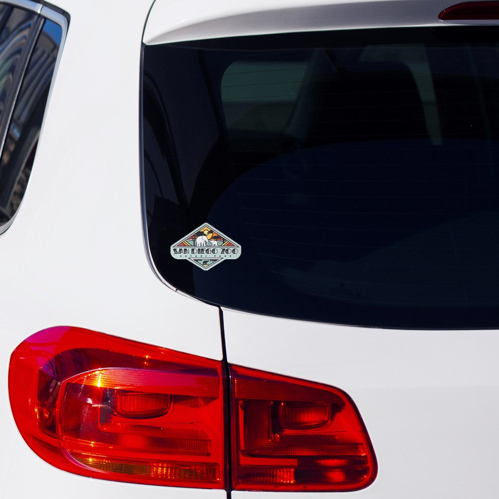 Elephant & Calf Sticker