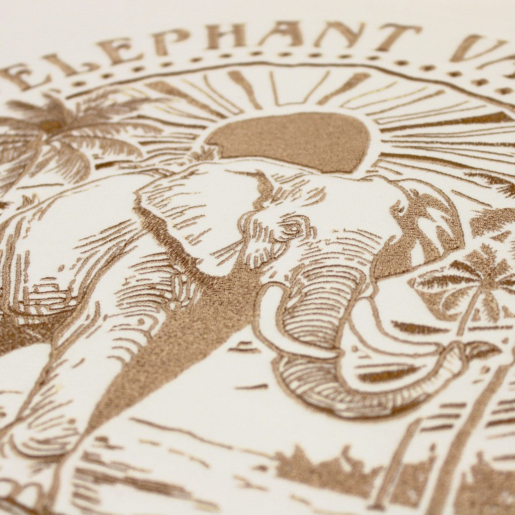 Elephant Valley Embroidered Hooded Sweatshirt
