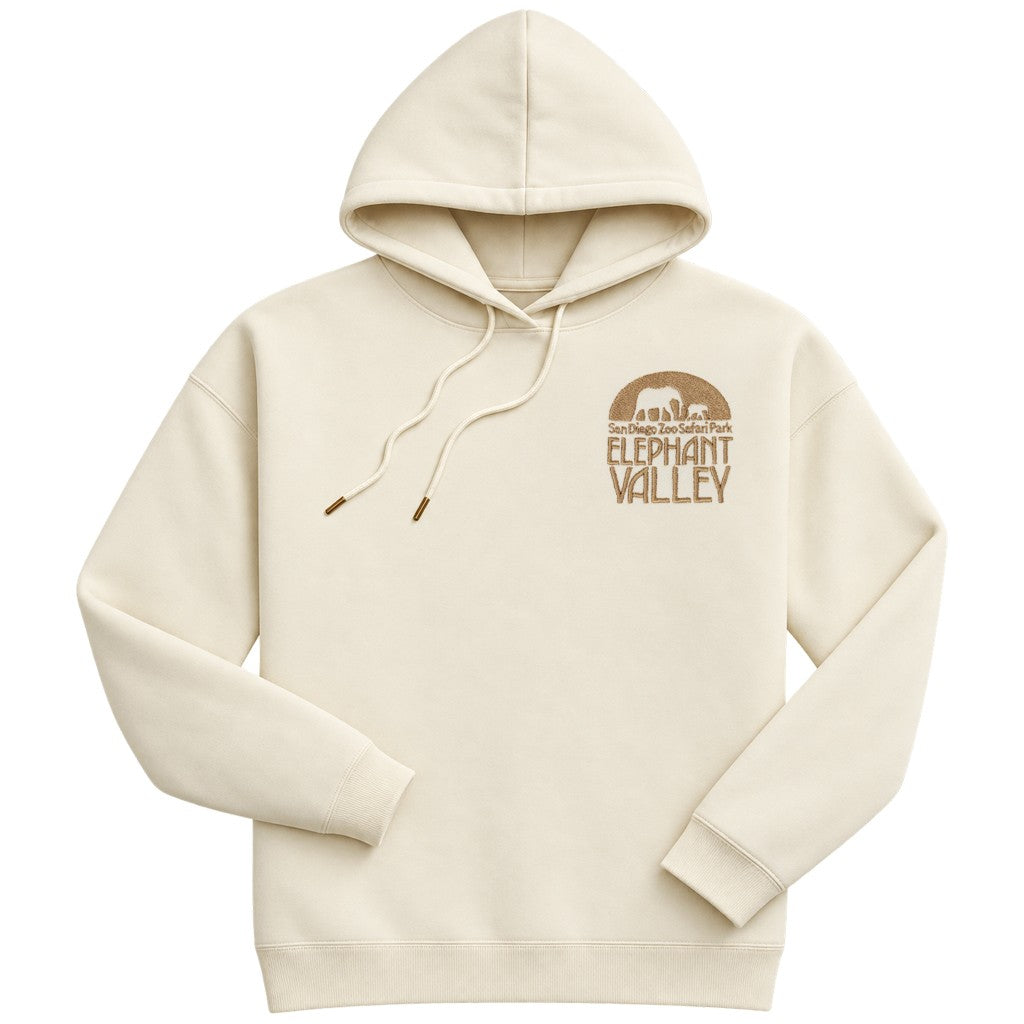 Elephant Valley Embroidered Hooded Sweatshirt