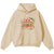 SAN DIEGO ZOO GINGERBREAD ENTRANCE LADIES HOODED HOODY SWEATSHIRT HAPPY HOLIDAYS KHAKI PULLOVER