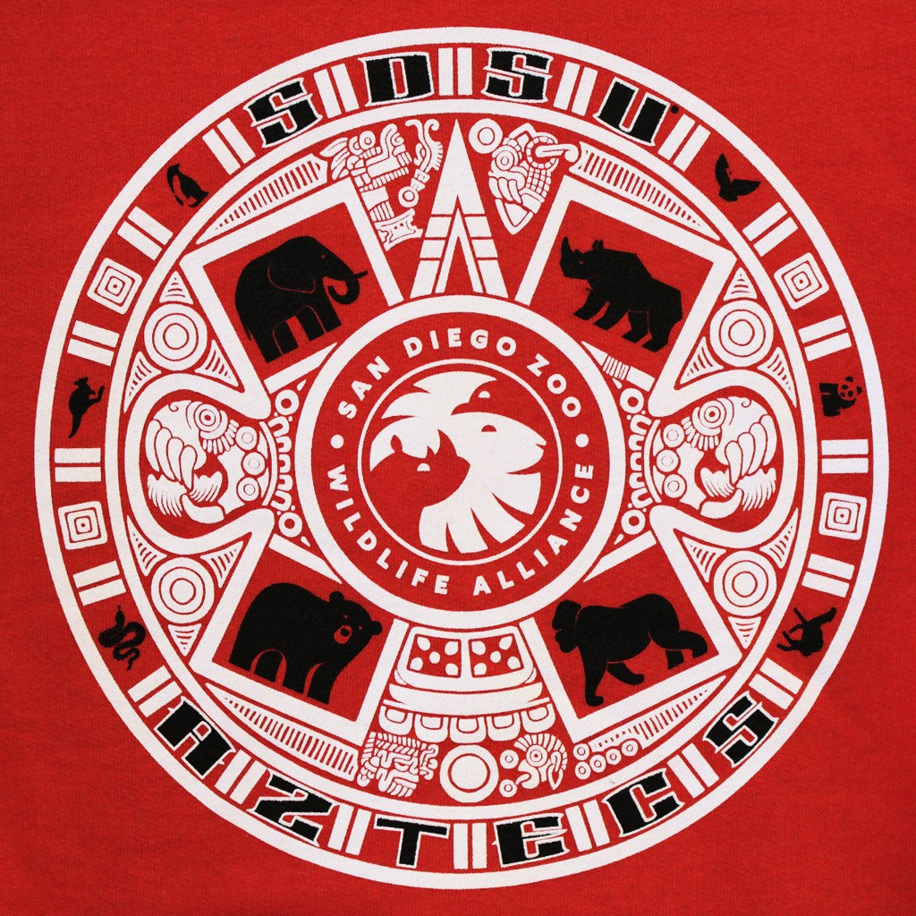 SDZWA x SDSU Aztec Calendar Hooded Sweatshirt